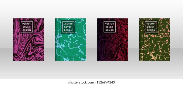 Mixture of acrylic paints. Liquid marble texture. Fluid art. Applicable for design cover, presentation, invitation, flyer, annual report, poster and business card, desing packaging - Vector