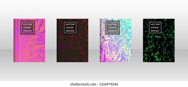 Mixture of acrylic paints. Liquid marble texture. Fluid art. Applicable for design cover, presentation, invitation, flyer, annual report, poster and business card, desing packaging - Vector
