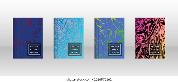 Mixture of acrylic paints. Liquid marble texture. Fluid art. Applicable for design cover, presentation, invitation, flyer, annual report, poster and business card, desing packaging - Vector