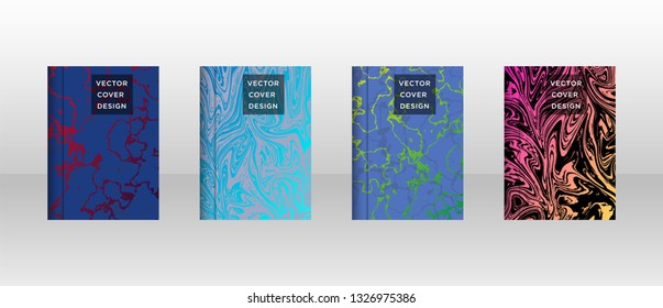 Mixture of acrylic paints. Liquid marble texture. Fluid art. Applicable for design cover, presentation, invitation, flyer, annual report, poster and business card, desing packaging - Vector