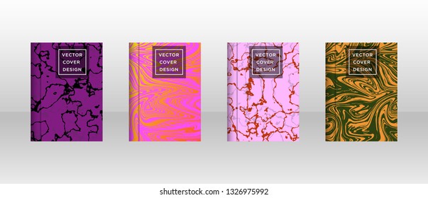 Mixture of acrylic paints. Liquid marble texture. Fluid art. Applicable for design cover, presentation, invitation, flyer, annual report, poster and business card, desing packaging - Vector