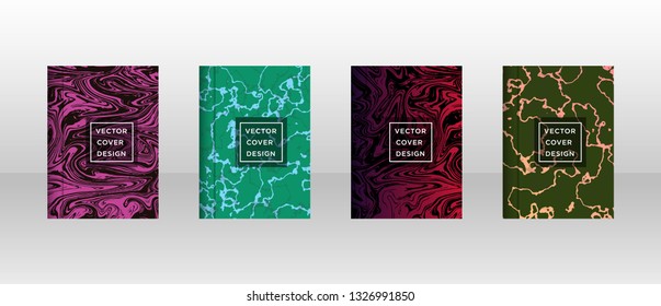 Mixture of acrylic paints. Liquid marble texture. Fluid art. Applicable for design cover, presentation, invitation, flyer, annual report, poster and business card, desing packaging - Vector