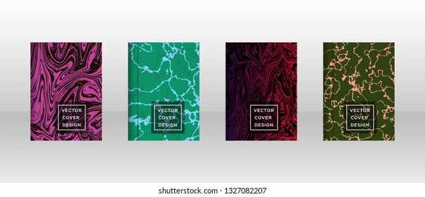 Mixture of acrylic paints. Liquid marble texture. Fluid art. Applicable for design cover, presentation, invitation, flyer, annual report, poster and business card, desing packaging - Vector