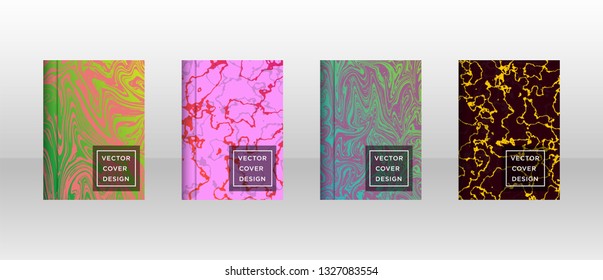 Mixture of acrylic paints. Liquid marble texture. Fluid art. Applicable for design cover, presentation, invitation, flyer, annual report, poster and business card, desing packaging - Vector