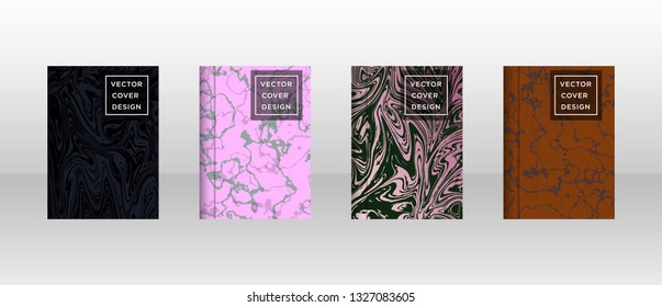 Mixture of acrylic paints. Liquid marble texture. Fluid art. Applicable for design cover, presentation, invitation, flyer, annual report, poster and business card, desing packaging - Vector