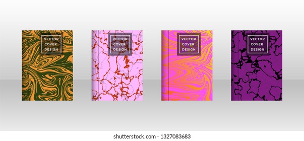 Mixture of acrylic paints. Liquid marble texture. Fluid art. Applicable for design cover, presentation, invitation, flyer, annual report, poster and business card, desing packaging - Vector