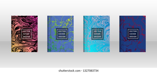 Mixture of acrylic paints. Liquid marble texture. Fluid art. Applicable for design cover, presentation, invitation, flyer, annual report, poster and business card, desing packaging - Vector
