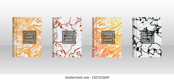 Mixture of acrylic paints. Liquid marble texture. Fluid art. Applicable for design cover, presentation, invitation, flyer, annual report, poster and business card, desing packaging - Vector