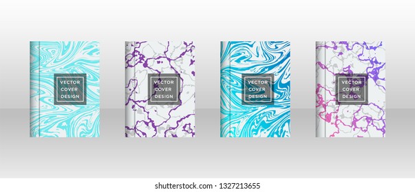 Mixture of acrylic paints. Liquid marble texture. Fluid art. Applicable for design cover, presentation, invitation, flyer, annual report, poster and business card, desing packaging - Vector