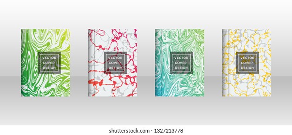 Mixture of acrylic paints. Liquid marble texture. Fluid art. Applicable for design cover, presentation, invitation, flyer, annual report, poster and business card, desing packaging - Vector