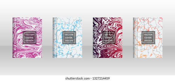 Mixture of acrylic paints. Liquid marble texture. Fluid art. Applicable for design cover, presentation, invitation, flyer, annual report, poster and business card, desing packaging - Vector