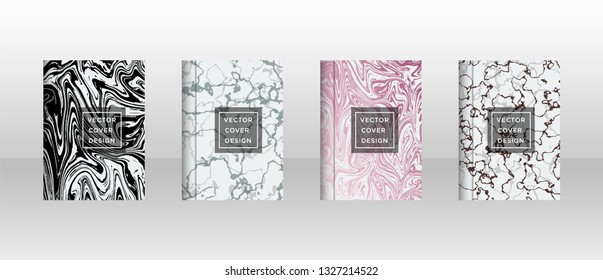 Mixture of acrylic paints. Liquid marble texture. Fluid art. Applicable for design cover, presentation, invitation, flyer, annual report, poster and business card, desing packaging - Vector