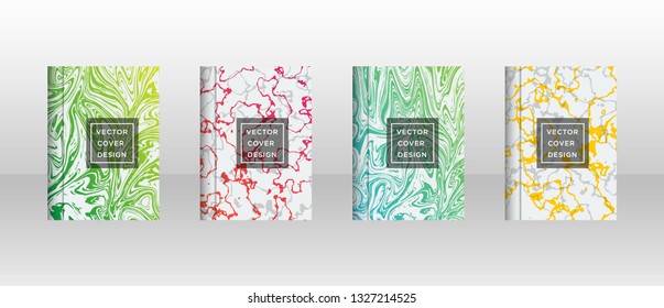 Mixture of acrylic paints. Liquid marble texture. Fluid art. Applicable for design cover, presentation, invitation, flyer, annual report, poster and business card, desing packaging - Vector