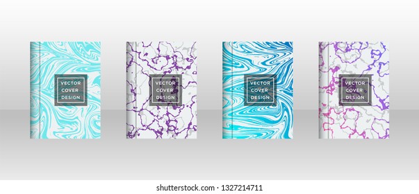 Mixture of acrylic paints. Liquid marble texture. Fluid art. Applicable for design cover, presentation, invitation, flyer, annual report, poster and business card, desing packaging - Vector