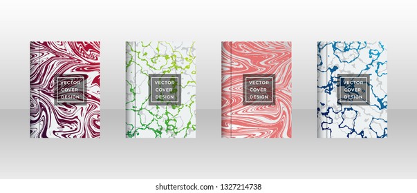 Mixture of acrylic paints. Liquid marble texture. Fluid art. Applicable for design cover, presentation, invitation, flyer, annual report, poster and business card, desing packaging - Vector