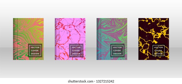 Mixture of acrylic paints. Liquid marble texture. Fluid art. Applicable for design cover, presentation, invitation, flyer, annual report, poster and business card, desing packaging - Vector