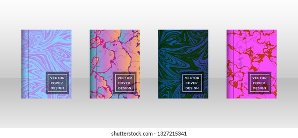 Mixture of acrylic paints. Liquid marble texture. Fluid art. Applicable for design cover, presentation, invitation, flyer, annual report, poster and business card, desing packaging - Vector