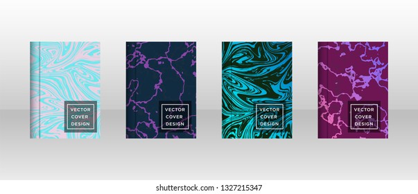 Mixture of acrylic paints. Liquid marble texture. Fluid art. Applicable for design cover, presentation, invitation, flyer, annual report, poster and business card, desing packaging - Vector