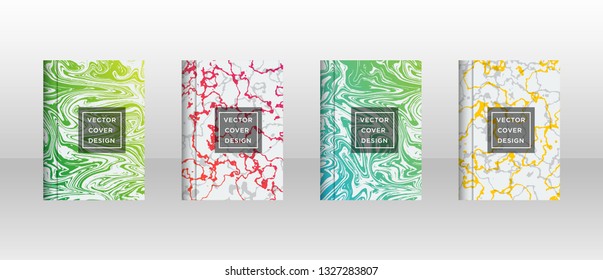 Mixture of acrylic paints. Liquid marble texture. Fluid art. Applicable for design cover, presentation, invitation, flyer, annual report, poster and business card, desing packaging - Vector