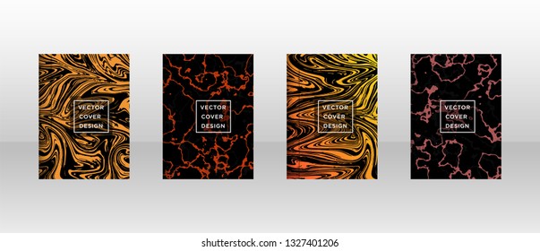 Mixture of acrylic paints. Liquid marble texture. Fluid art. Applicable for design cover, presentation, invitation, flyer, annual report, poster and business card, desing packaging - Vector