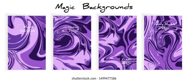 Mixture of acrylic paints. Liquid marble texture. Fluid art. Applicable for design cover, presentation, invitation, flyer, annual report, poster and business card, design packaging. Modern artwork.