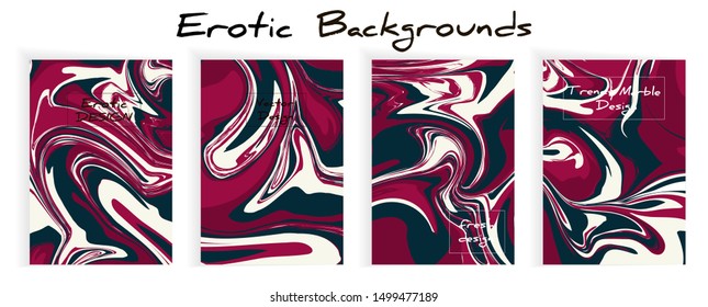 Mixture of acrylic paints. Liquid marble texture. Fluid art. Applicable for design cover, presentation, invitation, flyer, annual report, poster and business card, design packaging. Modern artwork.