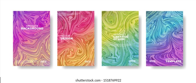 Mixture of acrylic paints. Liquid marble texture. Fluid art. Applicable for design cover, presentation, invitation, flyer, annual report, poster and business card, desing packaging. Modern artwork.