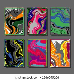 Mixture of acrylic paints. Liquid marble texture. Fluid art. Applicable for design cover, presentation, invitation, flyer, annual report, poster and business card, desing packaging. Modern artwork