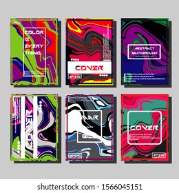 Mixture of acrylic paints. Liquid marble texture. Fluid art. Applicable for design cover, presentation, invitation, flyer, annual report, poster and business card, desing packaging. Modern artwork