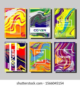 Mixture of acrylic paints. Liquid marble texture. Fluid art. Applicable for design cover, presentation, invitation, flyer, annual report, poster and business card, desing packaging. Modern artwork