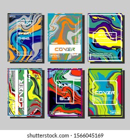 Mixture of acrylic paints. Liquid marble texture. Fluid art. Applicable for design cover, presentation, invitation, flyer, annual report, poster and business card, desing packaging. Modern artwork