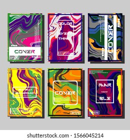 Mixture of acrylic paints. Liquid marble texture. Fluid art. Applicable for design cover, presentation, invitation, flyer, annual report, poster and business card, desing packaging. Modern artwork