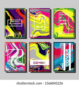 Mixture of acrylic paints. Liquid marble texture. Fluid art. Applicable for design cover, presentation, invitation, flyer, annual report, poster and business card, desing packaging. Modern artwork