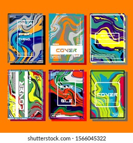 Mixture of acrylic paints. Liquid marble texture. Fluid art. Applicable for design cover, presentation, invitation, flyer, annual report, poster and business card, desing packaging. Modern artwork