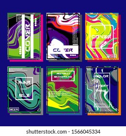 Mixture of acrylic paints. Liquid marble texture. Fluid art. Applicable for design cover, presentation, invitation, flyer, annual report, poster and business card, desing packaging. Modern artwork