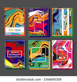 Mixture of acrylic paints. Liquid marble texture. Fluid art. Applicable for design cover, presentation, invitation, flyer, annual report, poster and business card, desing packaging. Modern artwork