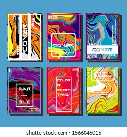 Mixture of acrylic paints. Liquid marble texture. Fluid art. Applicable for design cover, presentation, invitation, flyer, annual report, poster and business card, desing packaging. Modern artwork