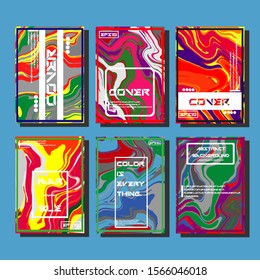 Mixture of acrylic paints. Liquid marble texture. Fluid art. Applicable for design cover, presentation, invitation, flyer, annual report, poster and business card, desing packaging. Modern artwork