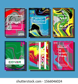 Mixture of acrylic paints. Liquid marble texture. Fluid art. Applicable for design cover, presentation, invitation, flyer, annual report, poster and business card, desing packaging. Modern artwork