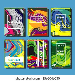 Mixture of acrylic paints. Liquid marble texture. Fluid art. Applicable for design cover, presentation, invitation, flyer, annual report, poster and business card, desing packaging. Modern artwork