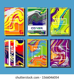 Mixture of acrylic paints. Liquid marble texture. Fluid art. Applicable for design cover, presentation, invitation, flyer, annual report, poster and business card, desing packaging. Modern artwork