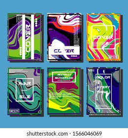 Mixture of acrylic paints. Liquid marble texture. Fluid art. Applicable for design cover, presentation, invitation, flyer, annual report, poster and business card, desing packaging. Modern artwork