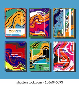Mixture of acrylic paints. Liquid marble texture. Fluid art. Applicable for design cover, presentation, invitation, flyer, annual report, poster and business card, desing packaging. Modern artwork