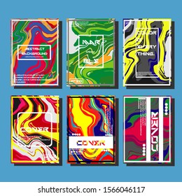 Mixture of acrylic paints. Liquid marble texture. Fluid art. Applicable for design cover, presentation, invitation, flyer, annual report, poster and business card, desing packaging. Modern artwork