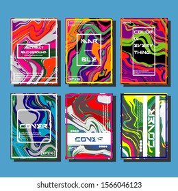 Mixture of acrylic paints. Liquid marble texture. Fluid art. Applicable for design cover, presentation, invitation, flyer, annual report, poster and business card, desing packaging. Modern artwork
