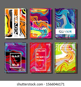 Mixture of acrylic paints. Liquid marble texture. Fluid art. Applicable for design cover, presentation, invitation, flyer, annual report, poster and business card, desing packaging. Modern artwork