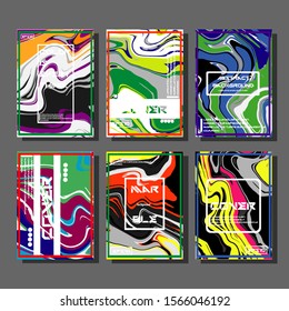 Mixture of acrylic paints. Liquid marble texture. Fluid art. Applicable for design cover, presentation, invitation, flyer, annual report, poster and business card, desing packaging. Modern artwork