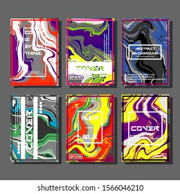 Mixture of acrylic paints. Liquid marble texture. Fluid art. Applicable for design cover, presentation, invitation, flyer, annual report, poster and business card, desing packaging. Modern artwork