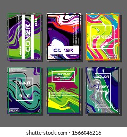 Mixture of acrylic paints. Liquid marble texture. Fluid art. Applicable for design cover, presentation, invitation, flyer, annual report, poster and business card, desing packaging. Modern artwork