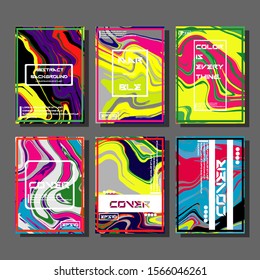 Mixture of acrylic paints. Liquid marble texture. Fluid art. Applicable for design cover, presentation, invitation, flyer, annual report, poster and business card, desing packaging. Modern artwork